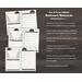 A view of all three bookmark notecards you will receive, an instant digital download.